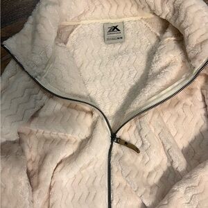 ZeroXposur Cream Teddy Jacket Cozy and Stylish